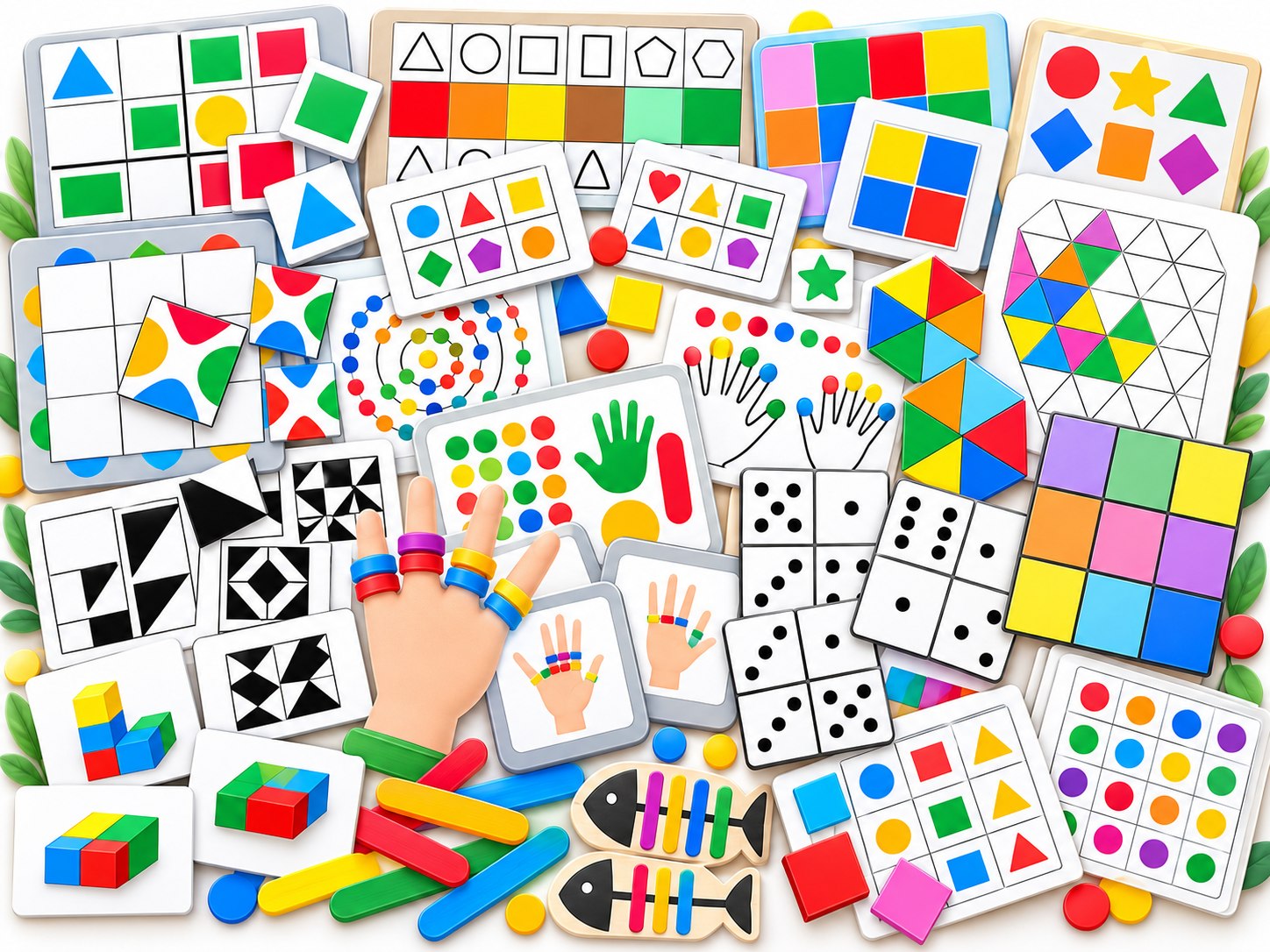 Impara Kids: schede, tabelloni, domino e materiali stampabili del kit